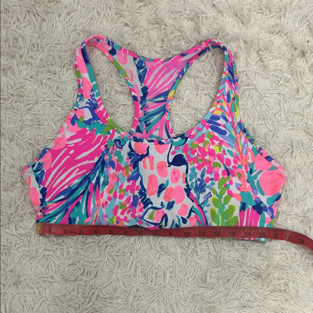 Lilly Pulitzer Pink Multi Floral Rochelle weekender Leggings Set - Picture 3 of 16